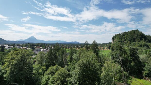 Toller Ausblick auf Hellbrunn und die Berge