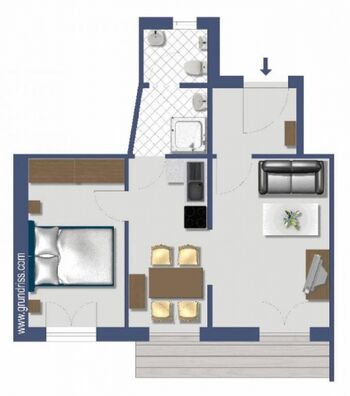Allgäuvilla / Toscana / Grundriss