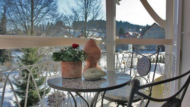 Allgäuvilla / Blick vom Balkon Toscana