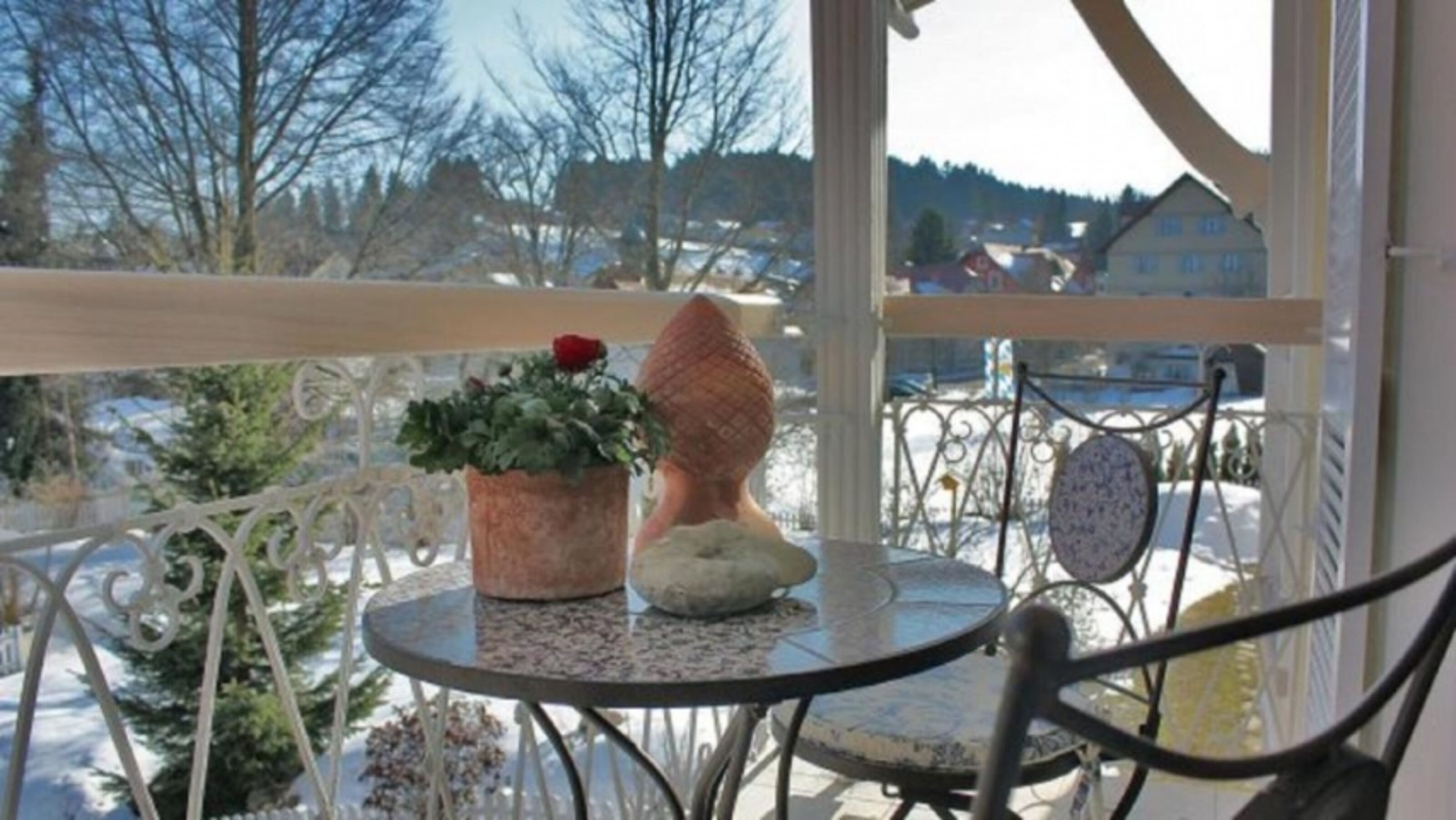 Allgäuvilla / Blick vom Balkon Toscana
