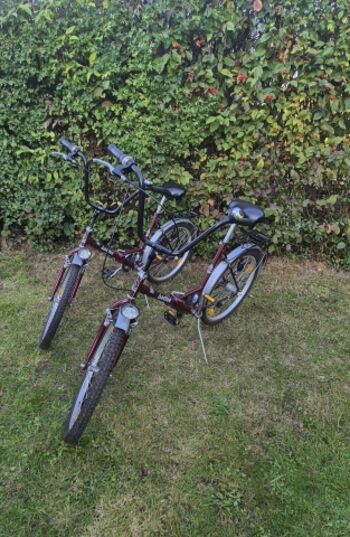 2 Fahrräder zur freien Verfügung 