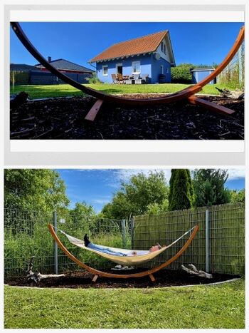 Grundstück mit Hängematte