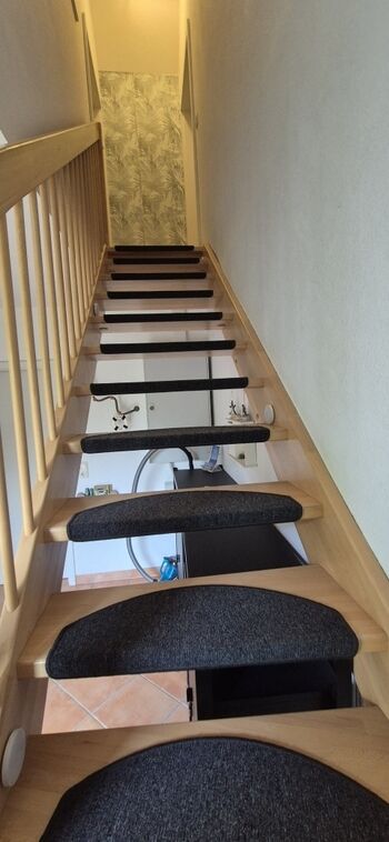 Treppe zu den Schlafzimmern