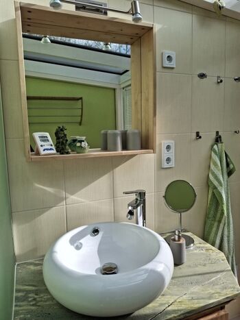 Der Waschtisch im Bad