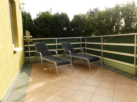 Komfortable Sonnenliegen 