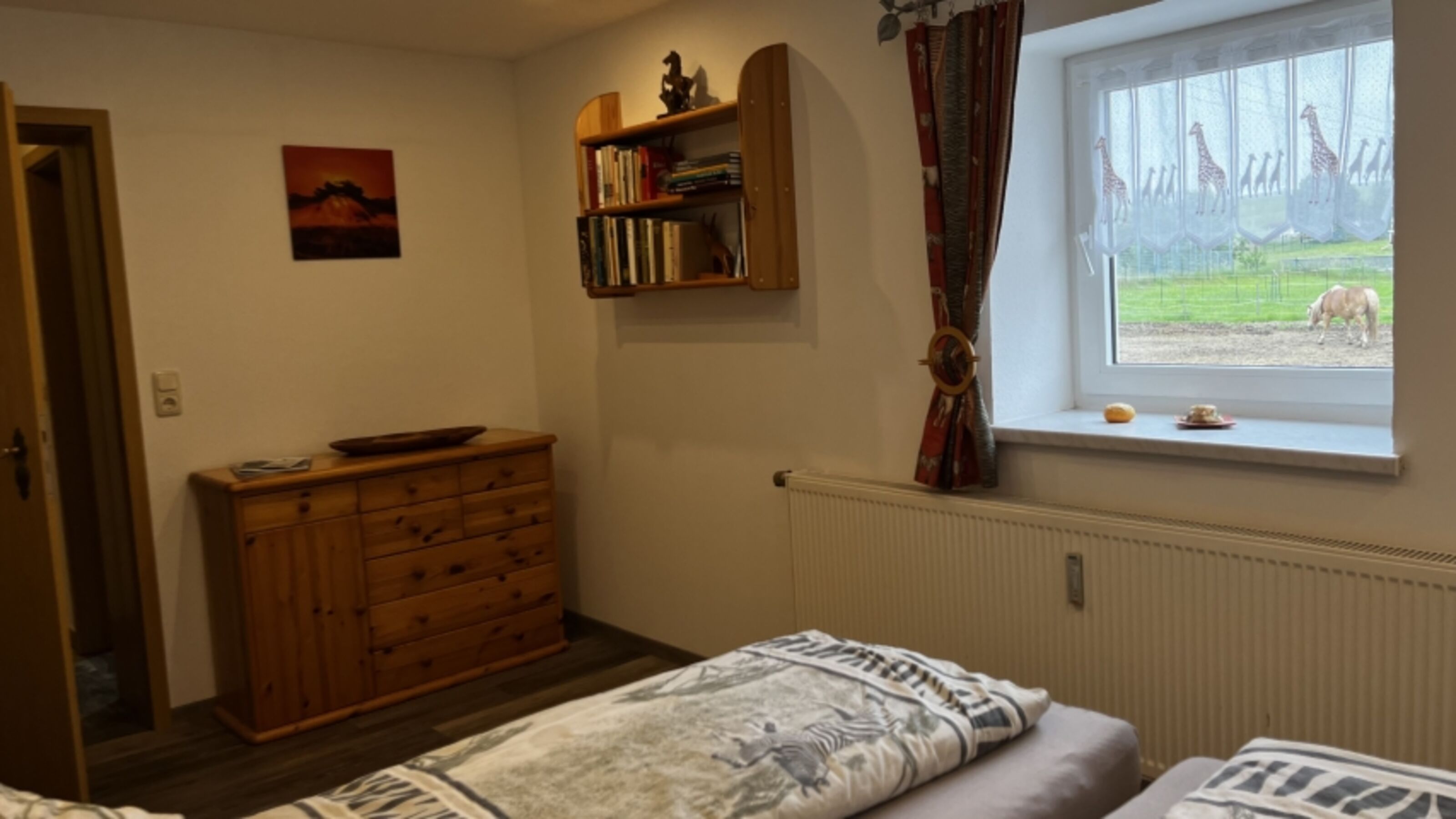 Schlafzimmer 2 mit Einzelbetten