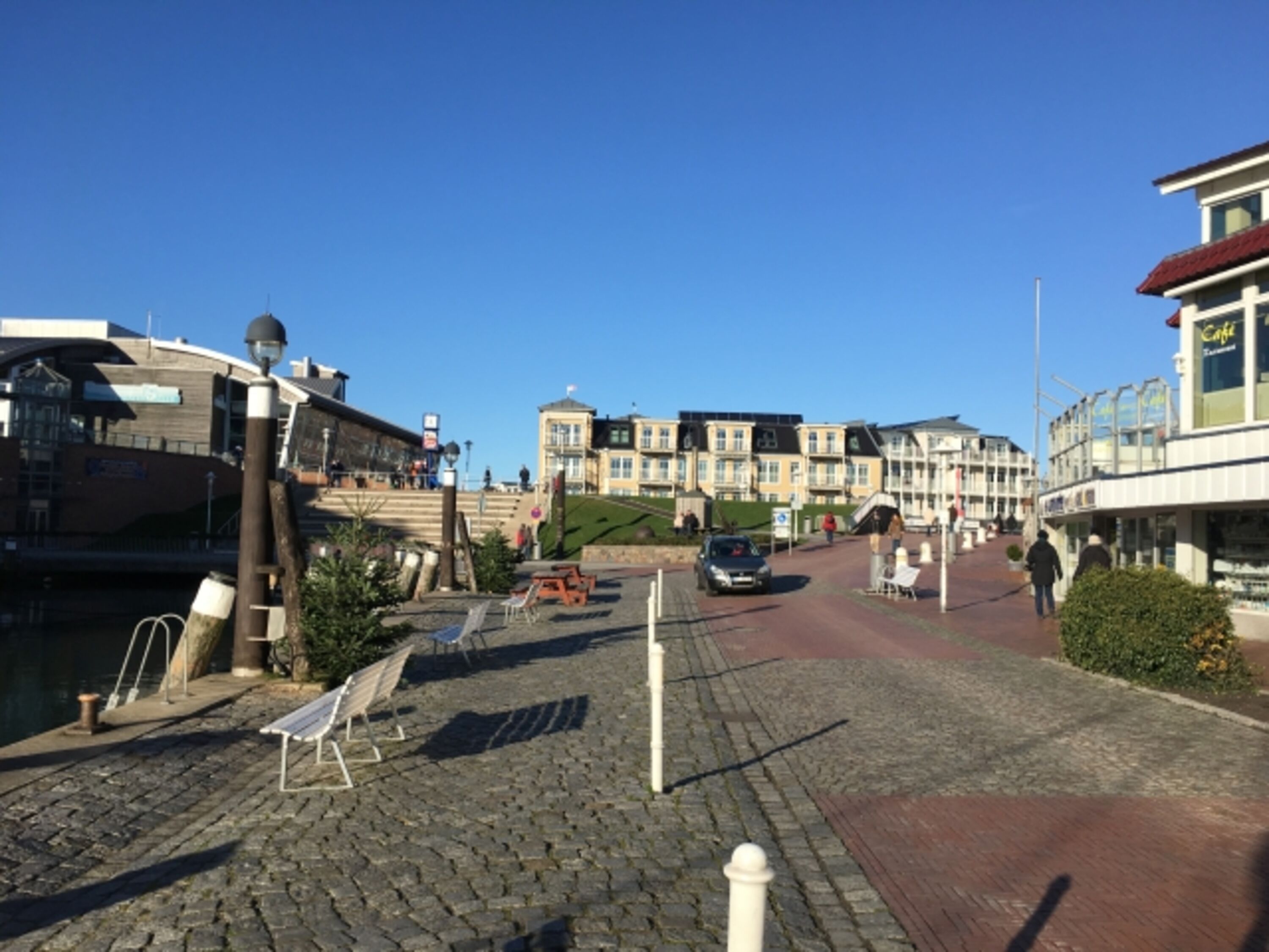 Hafen Richtung Stadt