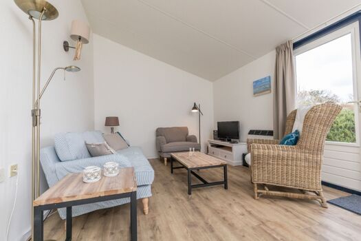 Das komplett neu eingerichtete Wohnzimmer