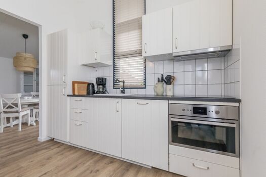 Die neue, offene Küche mit allem Komfort