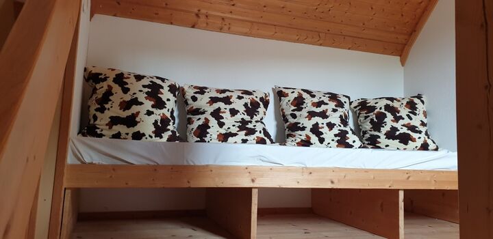 Daybed im Dachgeschoss