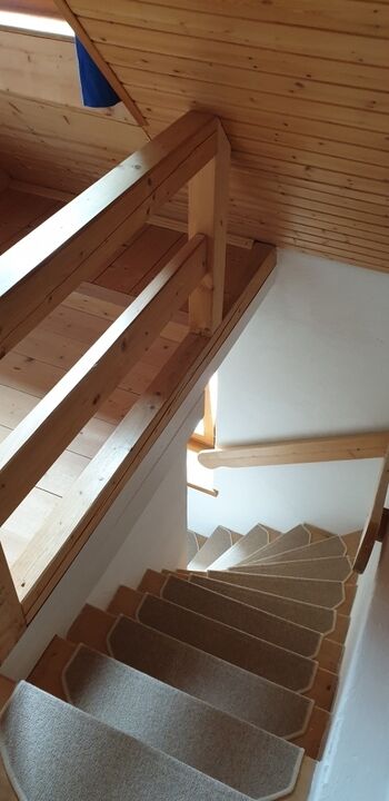 Treppe ins Dachgeschoss