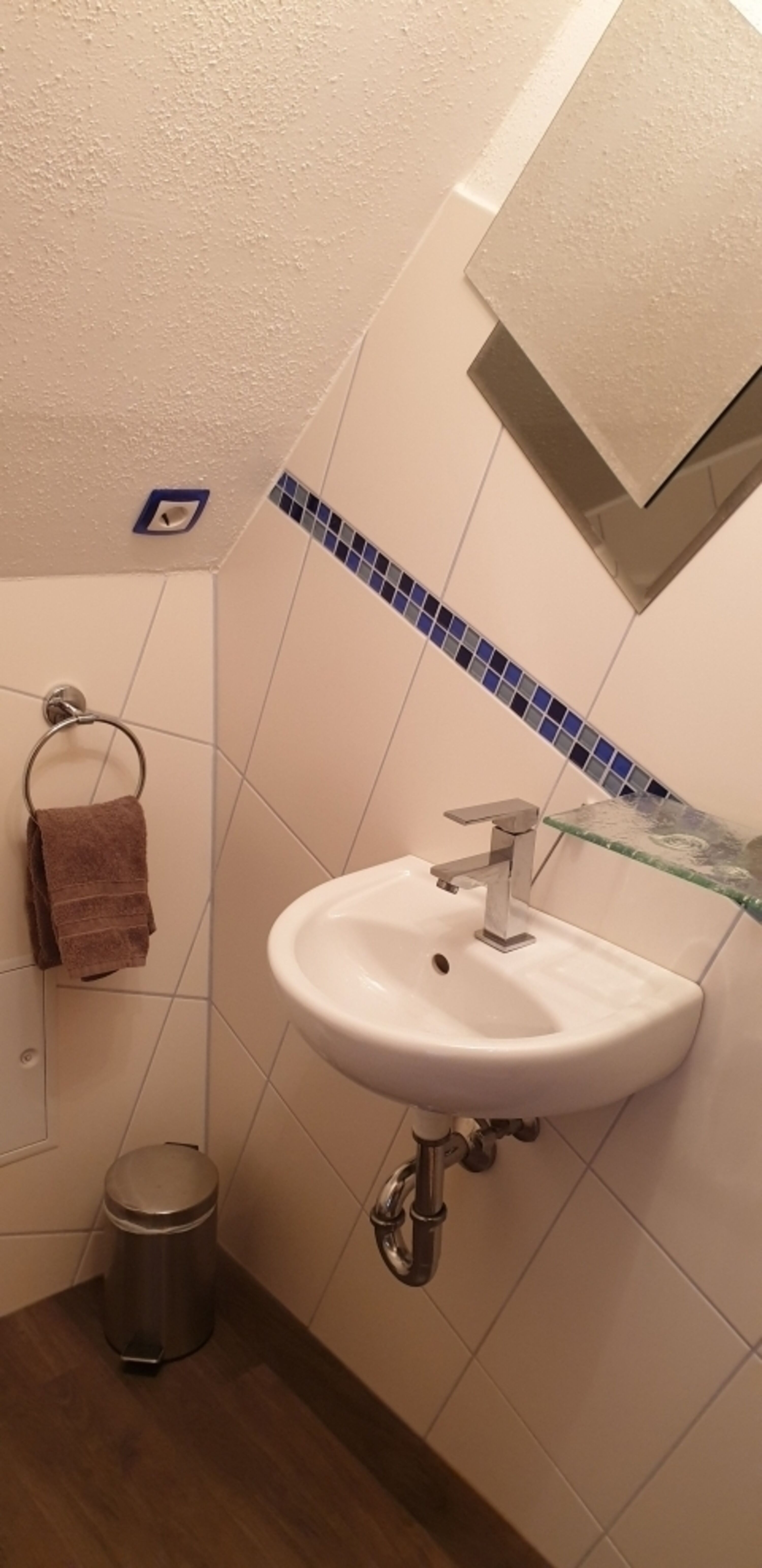 kleines Bad im Dachgeschoss