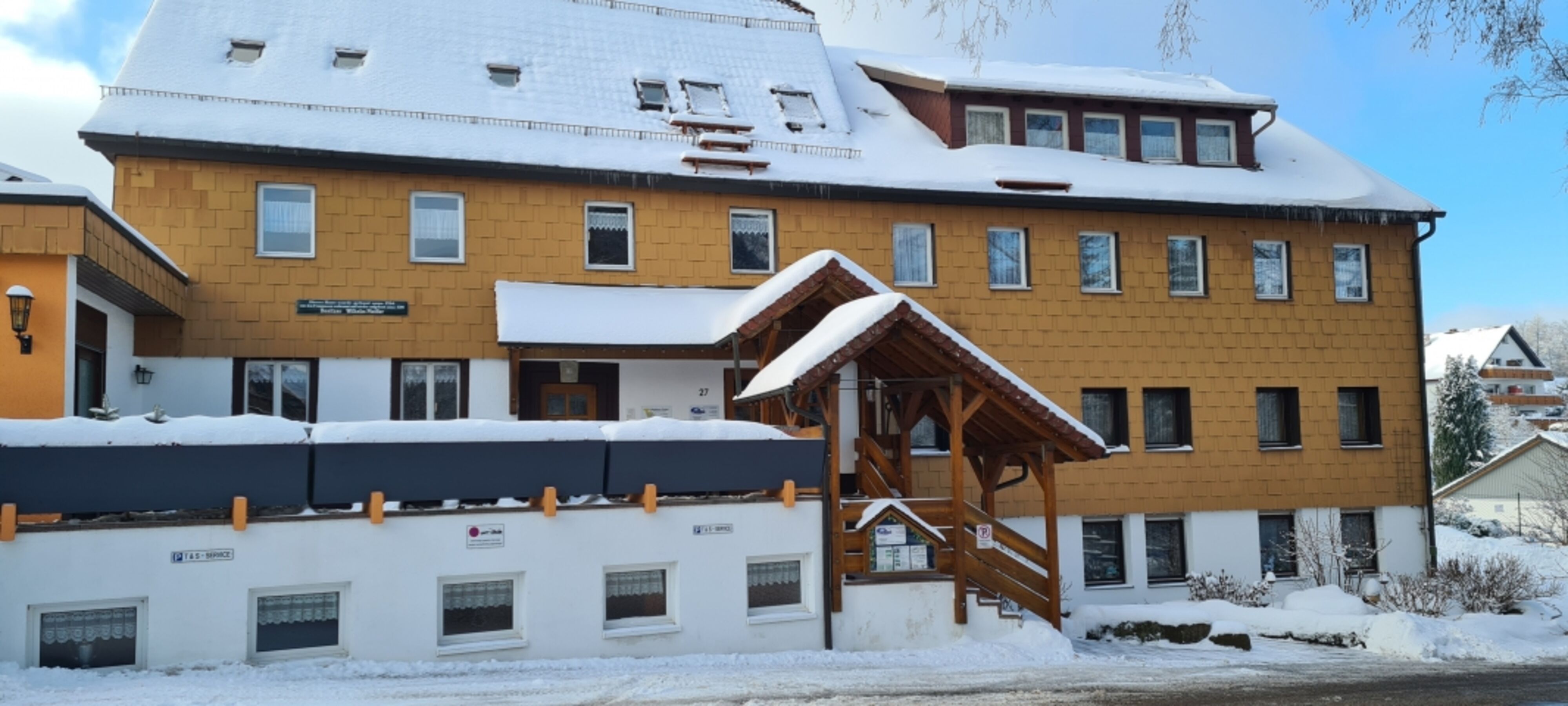 Haus im Winter