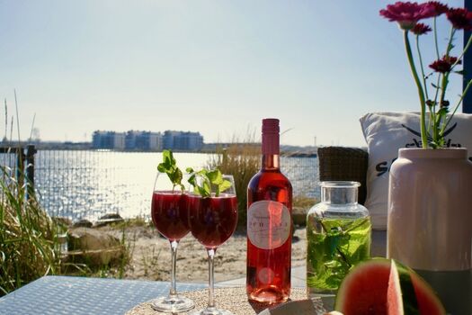 Abendstimmung auf der eigenen Terrasse
