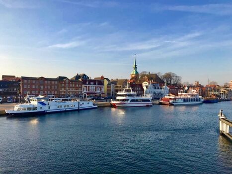 der kleine Hafen in Kappeln