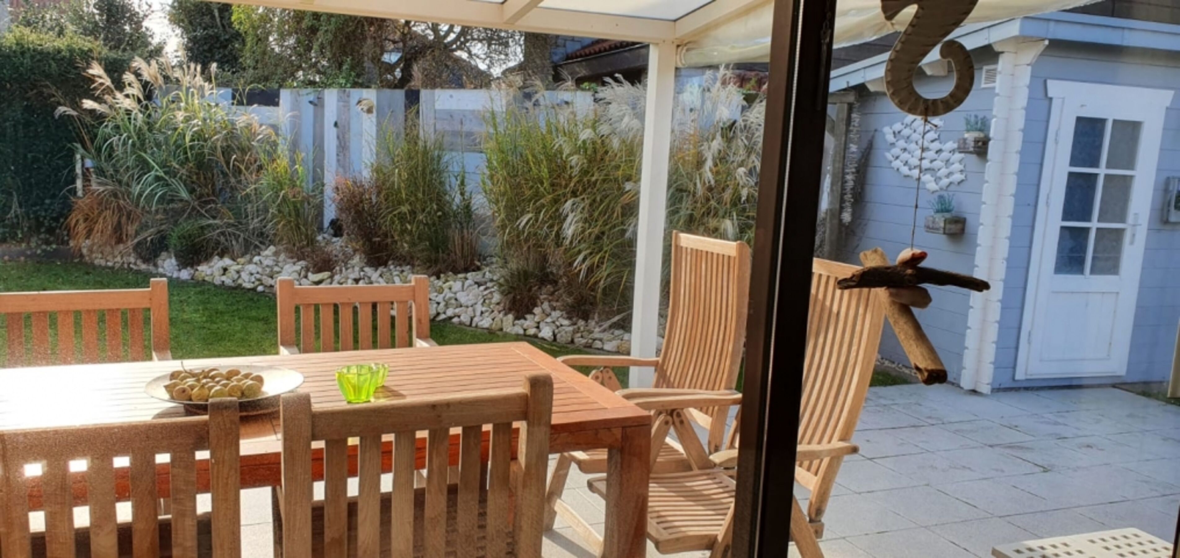 Möblierte Terrasse