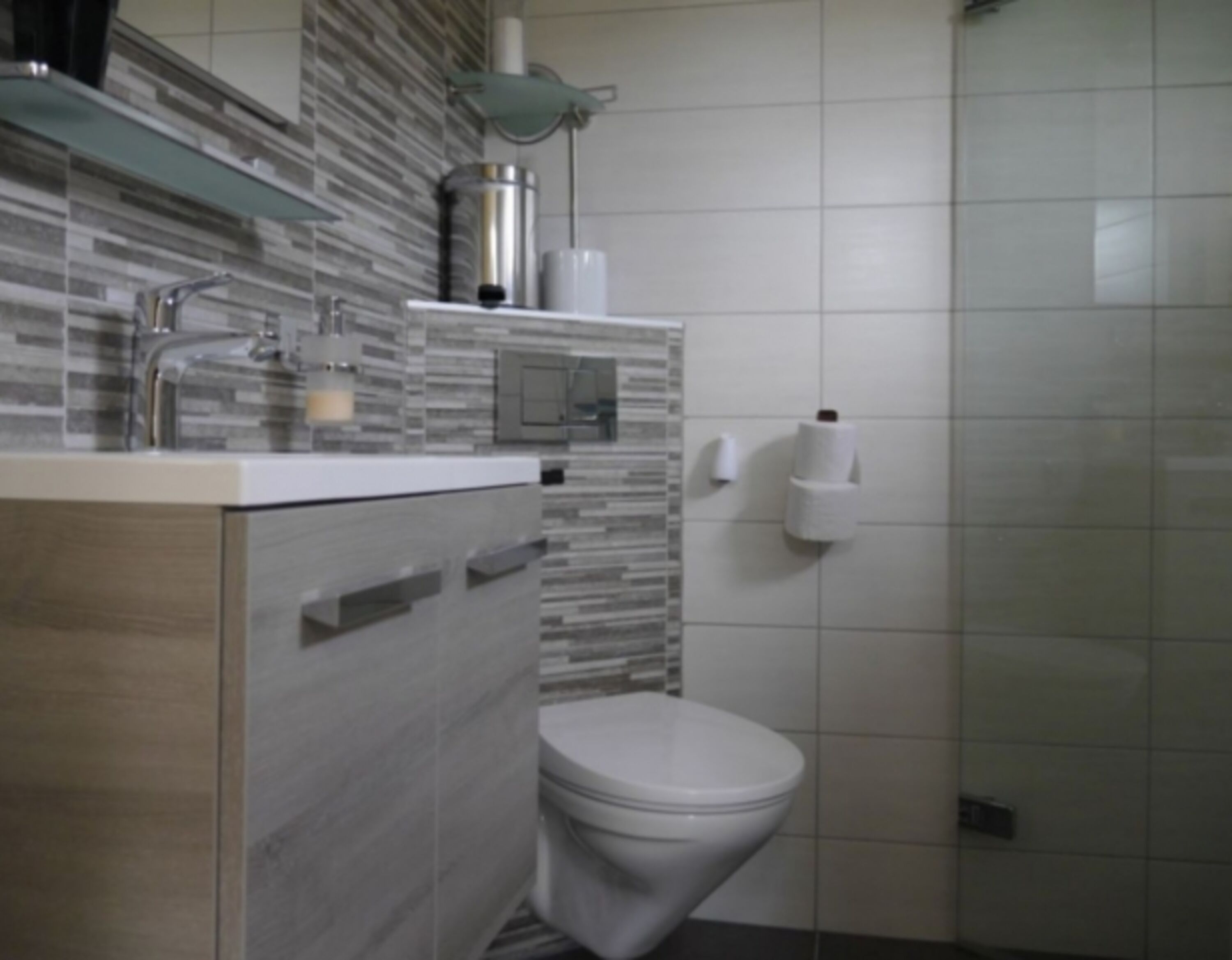 Renoviertes Badezimmer
