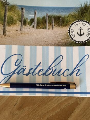 Gästebuch mit Villa Klara-Stift zum Mitnehmen