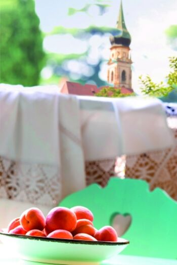 Blick zur Pfarrkirche Dom auf dem Lande