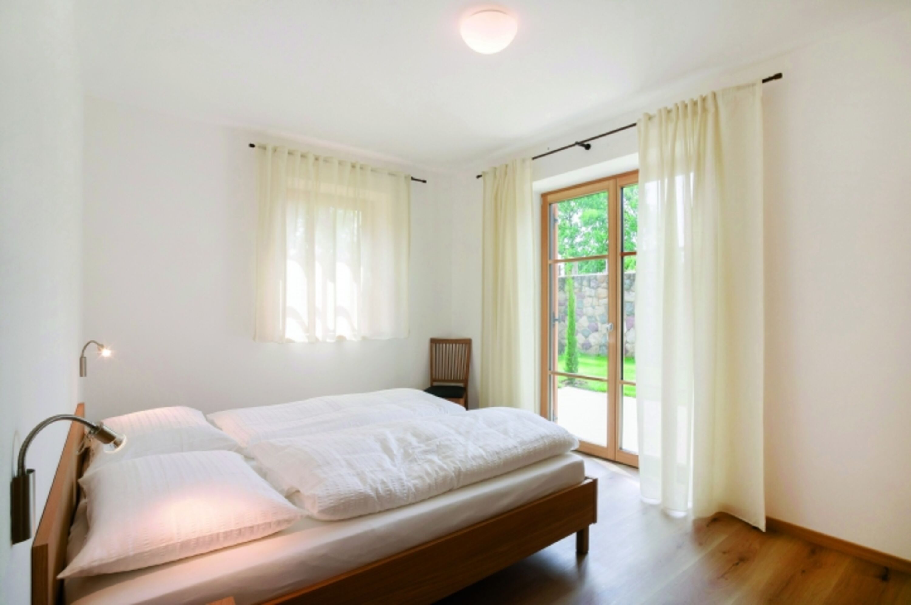 Schlafzimmer Gartenwohnung