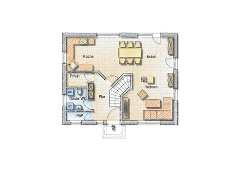 Grundriss Erdgeschoss