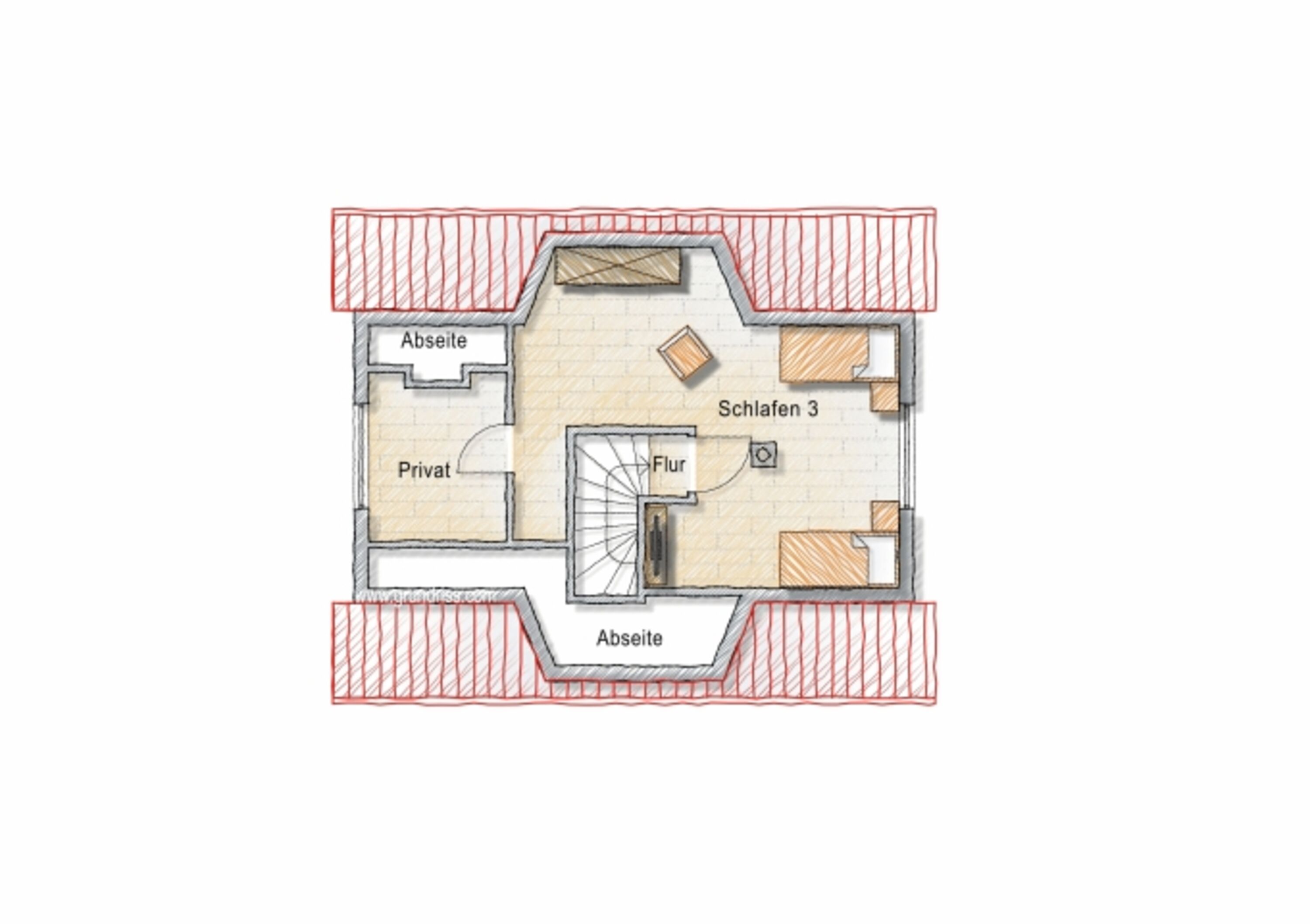 Grundriss Dachgeschoss