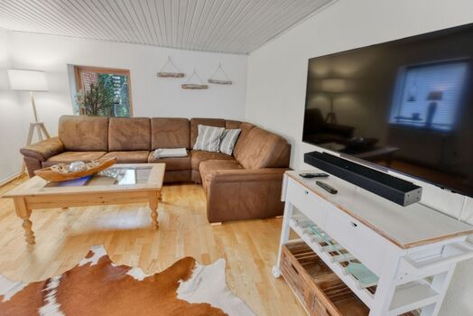 Sofaecke samt Flatscreen