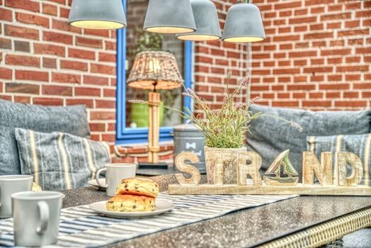 Tischdeko Wintergarten