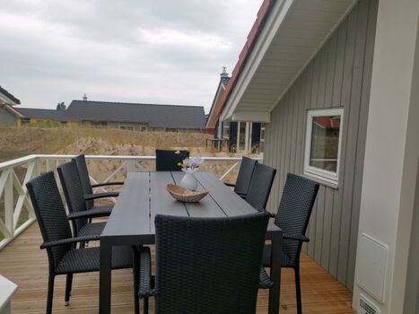 Sitzecke auf der Terrasse