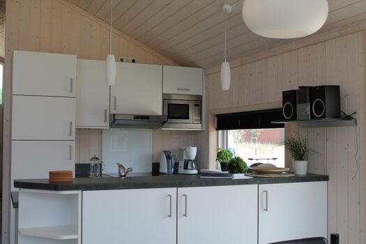 die Küche ist komplett ausgestattet