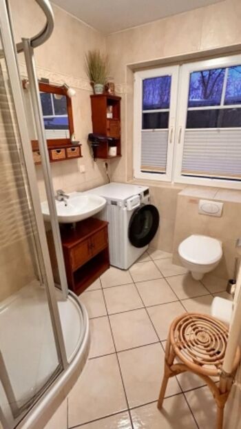 Bad mit Waschtrockner