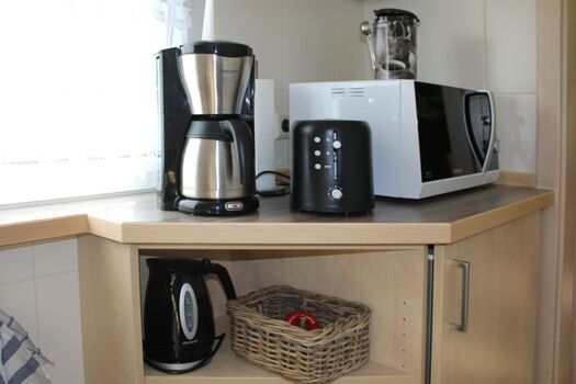 gut ausgestattete Küche