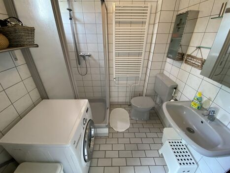 Badezimmer im Erdgeschoss 