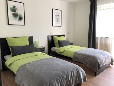 Schlafzimmer mit Einzelbetten