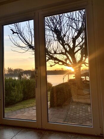 Sonnenaufgang aus dem Wohnzimmer