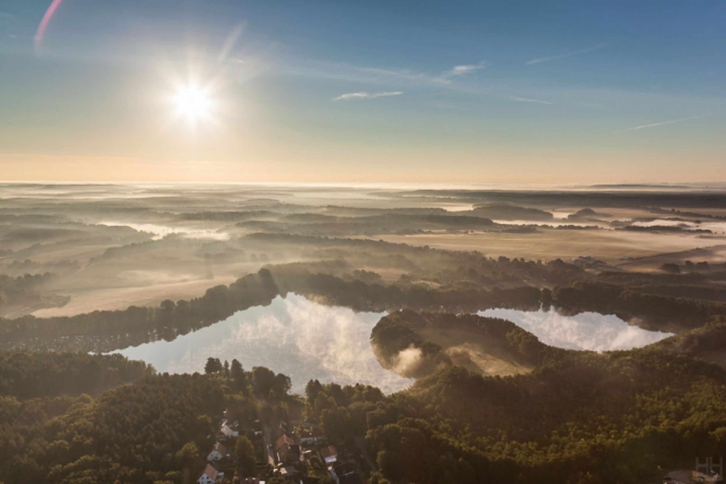 Ihr Ferienhaus aus der Luft