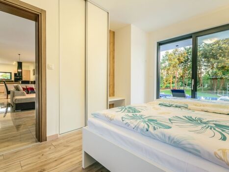 Schlafzimmer mit Doppelbett