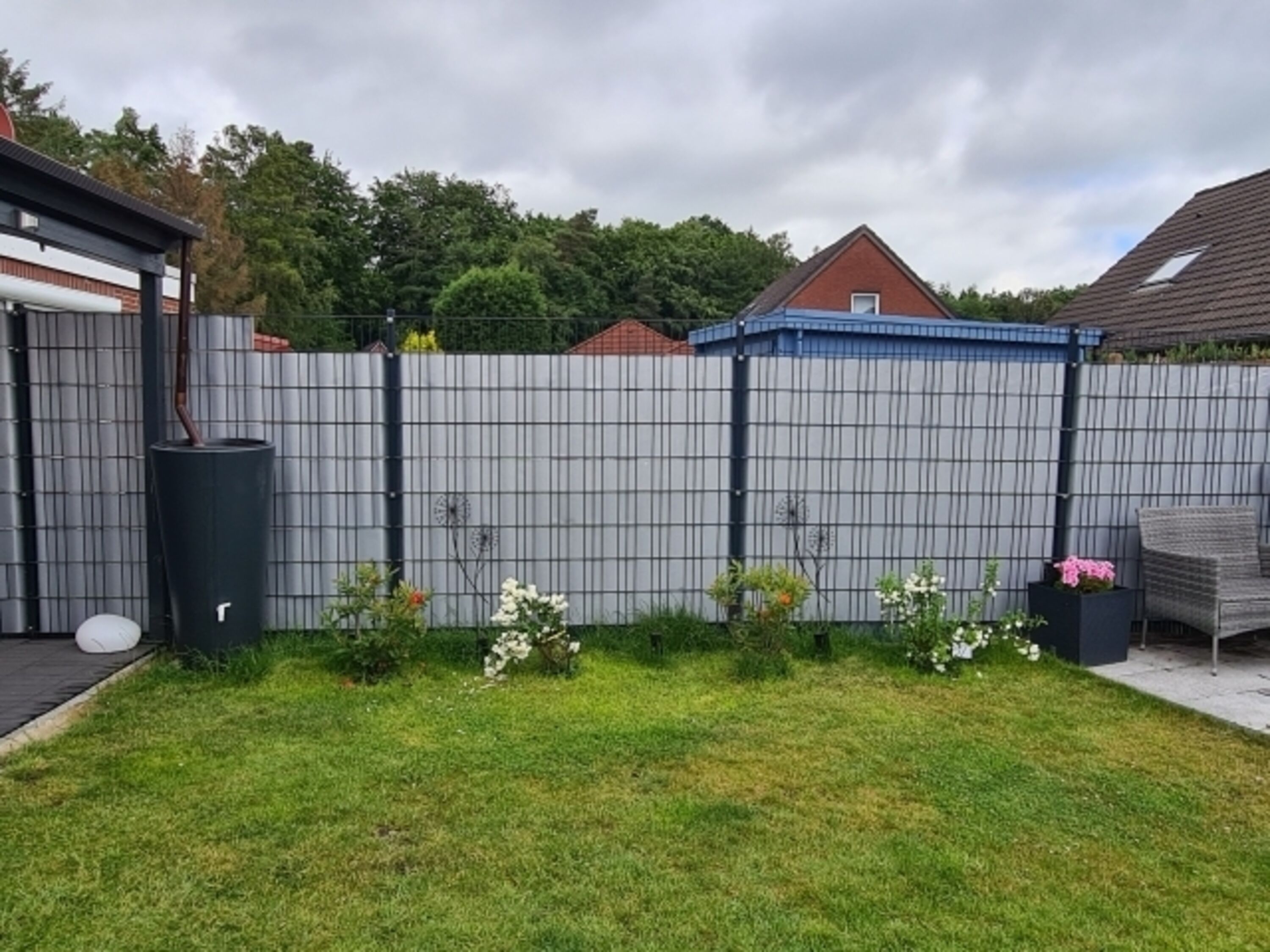 Komplett eingezäunter Garten 