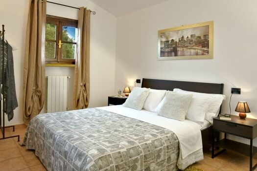 Schlafzimmer im Turmzimmer