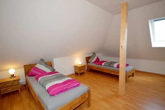 Schlafzimmer mit Einzelbetten