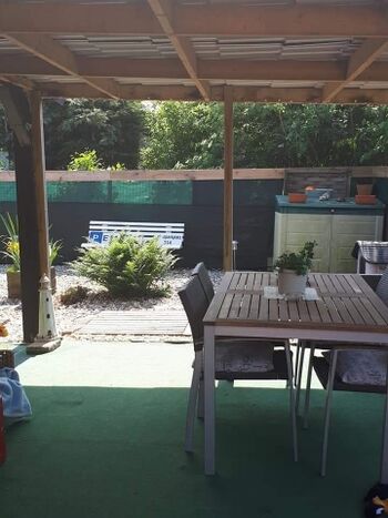 Überdachte Terrasse 