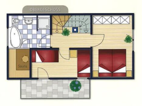 Grundriss Obergeschoss