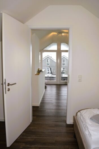 Schlafzimmer an der Galerie