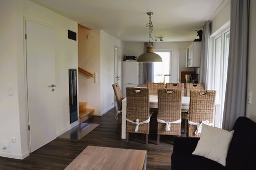 Wohnbereich mit Kamin