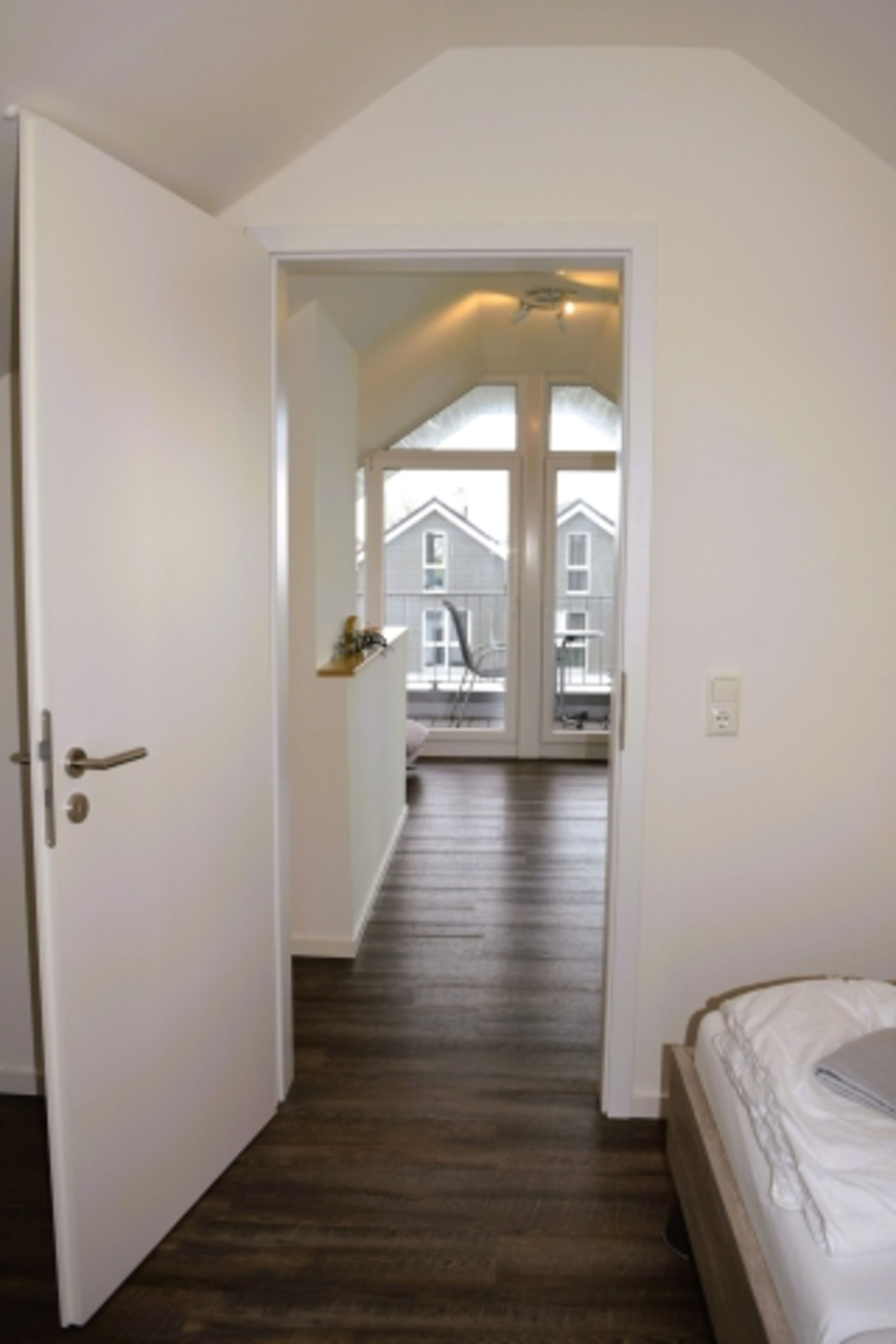 Schlafzimmer an der Galerie