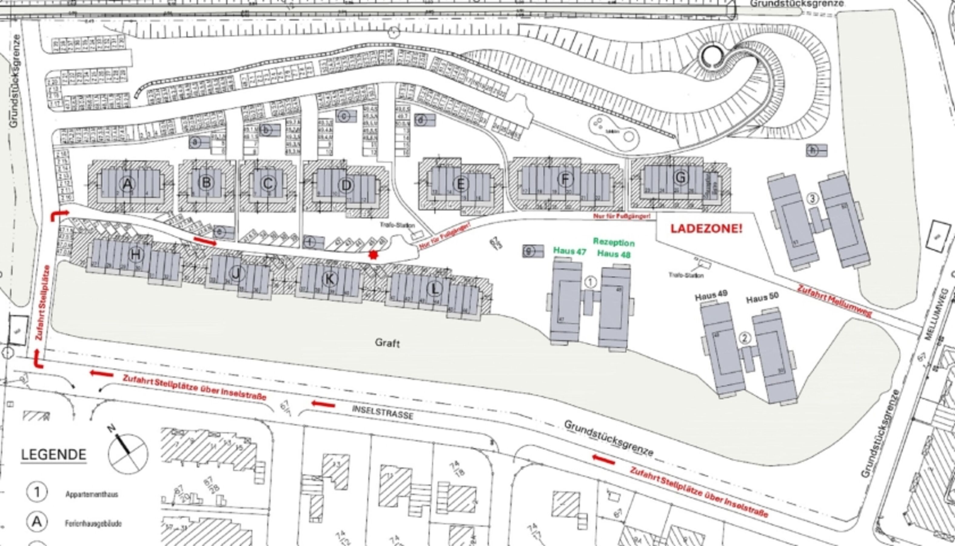 Parkplatz Lageplan