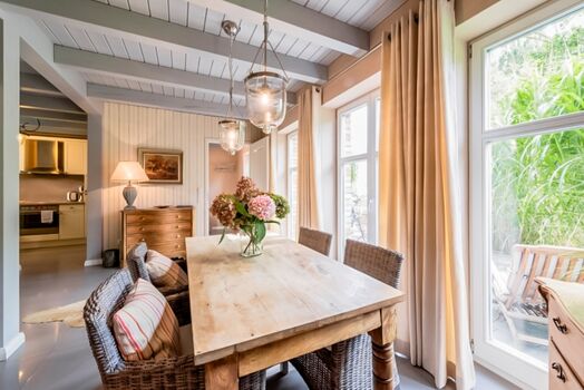 Bauernkate Seerose - Wohnzimmer/Essbereich