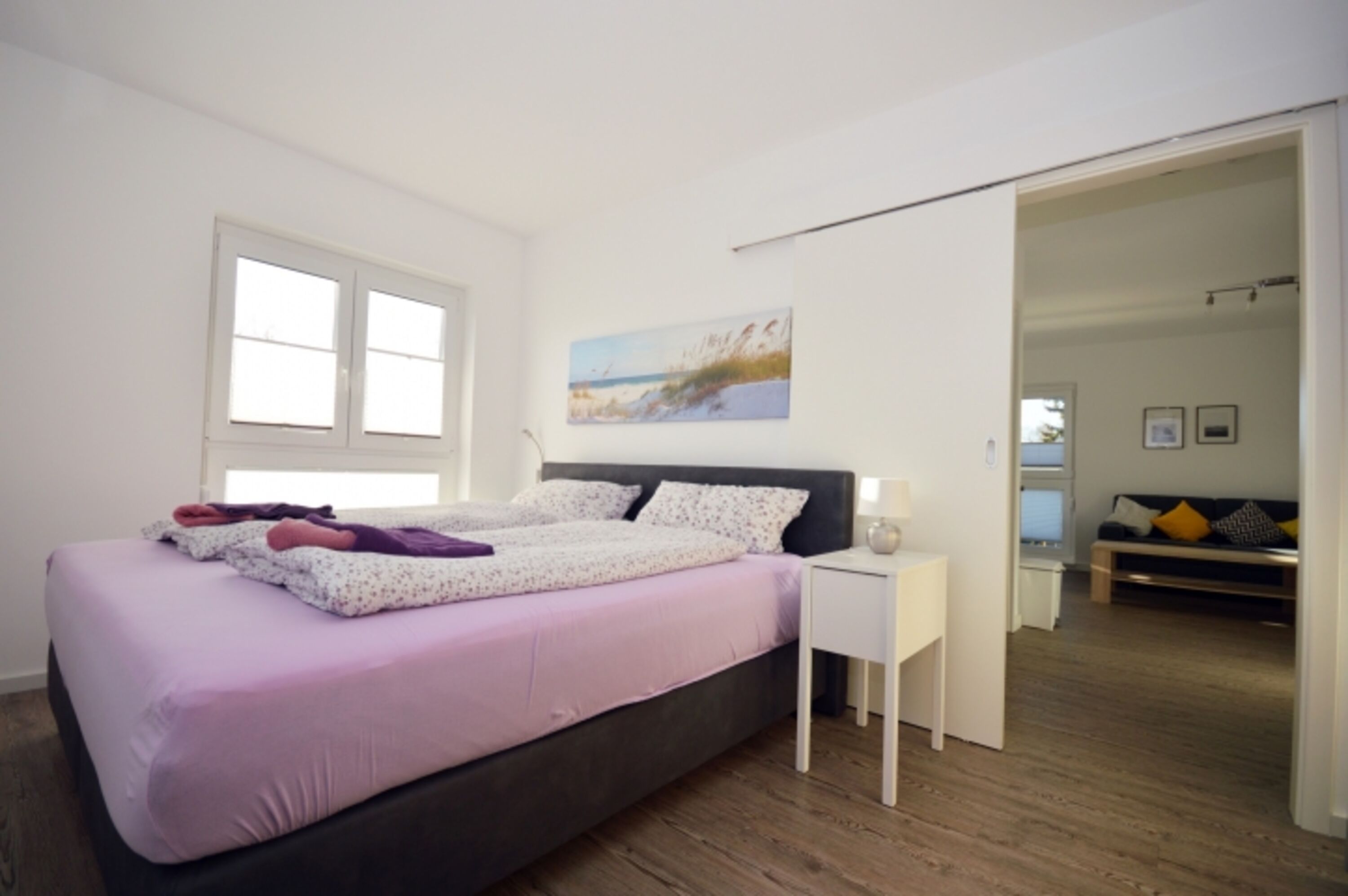 Schlafzimmer mit Doppelbett