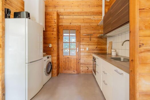 Die offene Küche mit allem Komfort