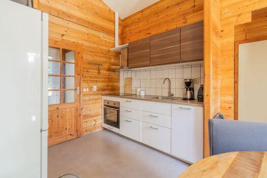 Die offene Küche mit allem Komfort